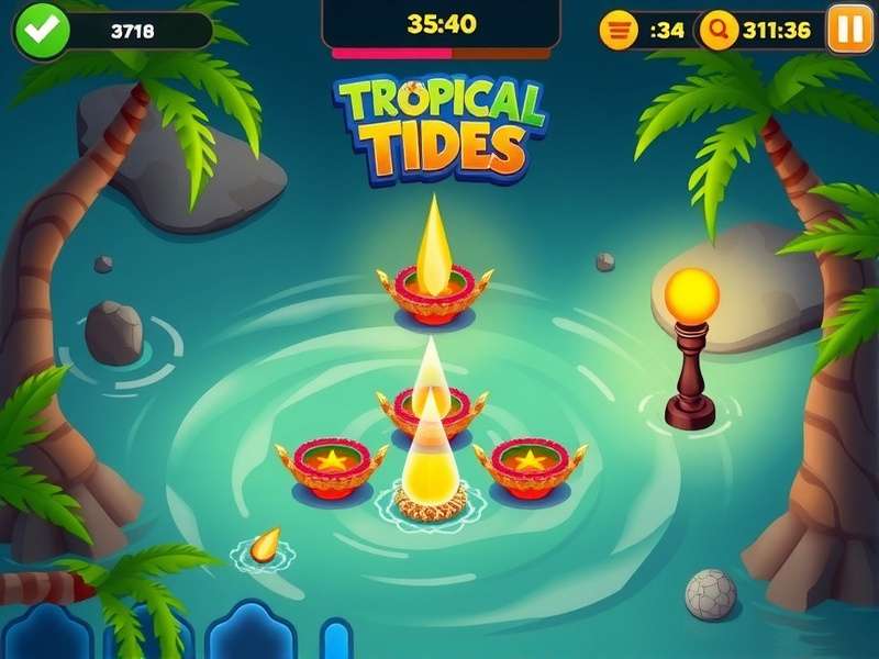 Tropical Tides Gameplay Screenshot